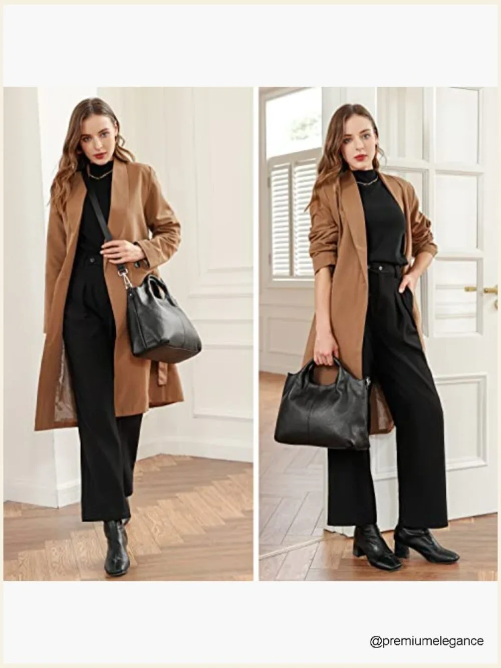 Genuine Leather Top Handle Satchel Crossbody Bag Tote